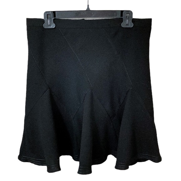 Max Studio Dresses & Skirts - M.S.S.P. Max Studio Black Flare Fluted Mini Skirt